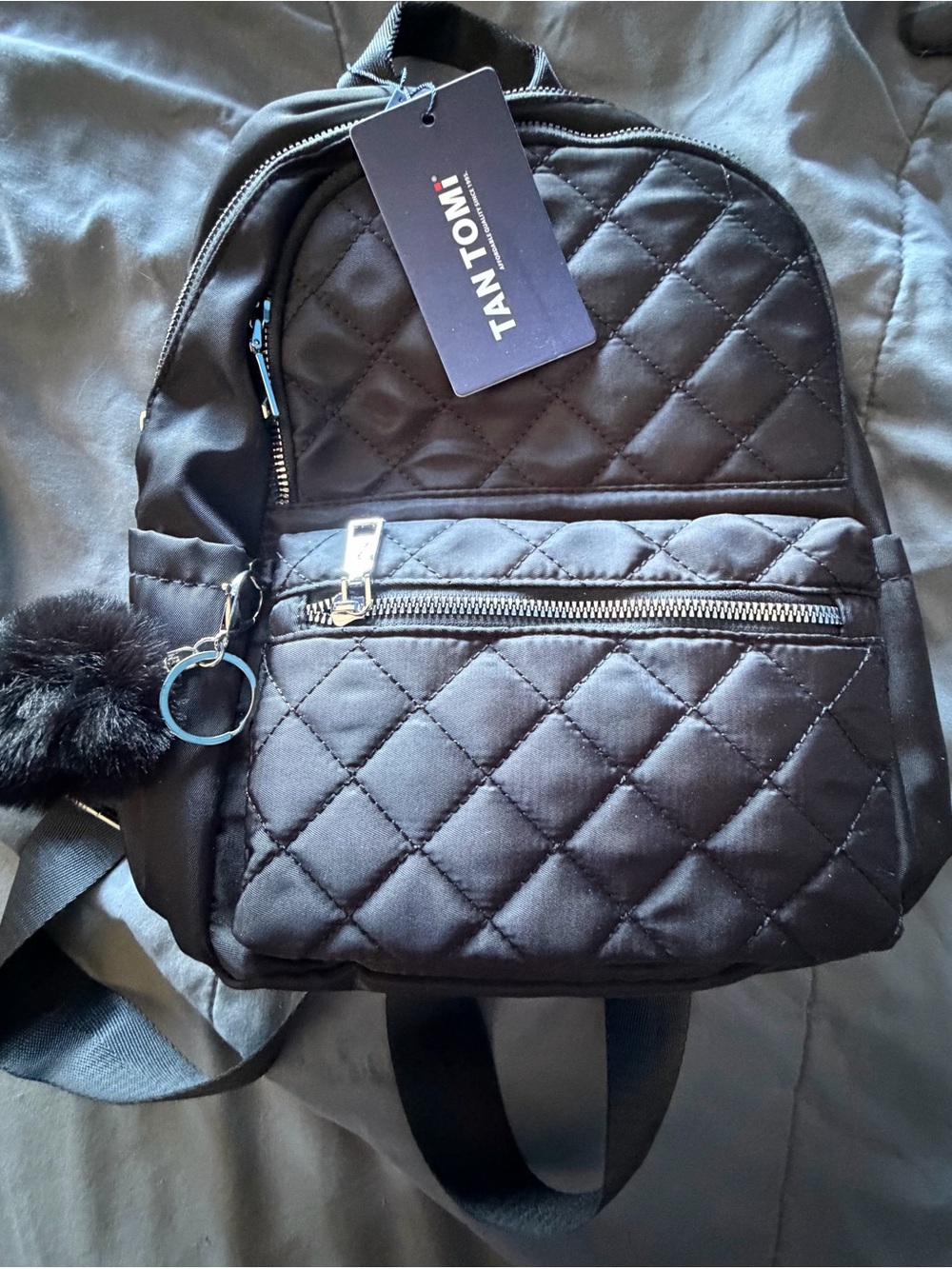 Quilted Black Mini Backpack - Stylish Women’s Bag